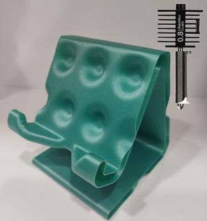 Phone Stand Spiral Vase Mode (with 0.8mm nozzles)