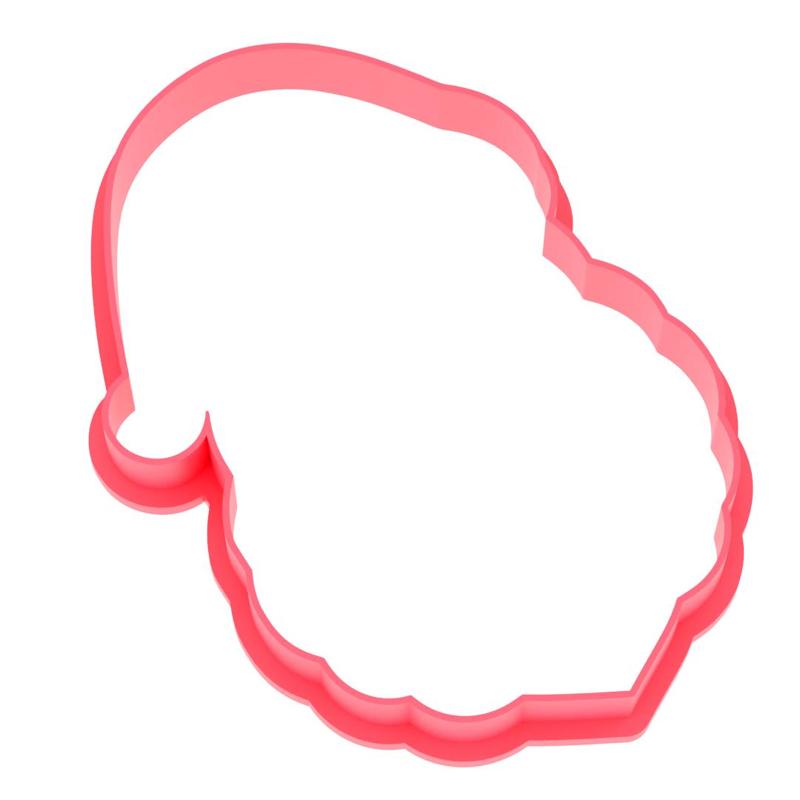 Christmas Santa cookie cutter