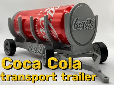 Coca Cola 0.33 liter transport trailer