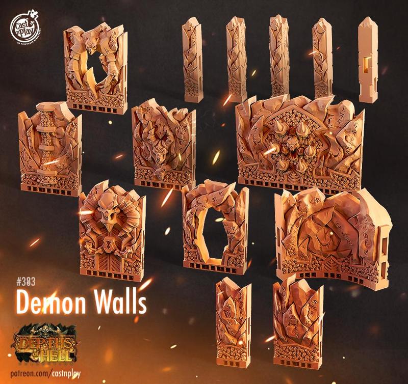 Demonic Walls (Pre-Supported)
