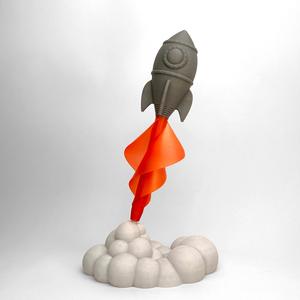 Archimedes Windmill Rocket Sculpture