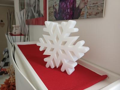 Big snowflake christmas ornament 