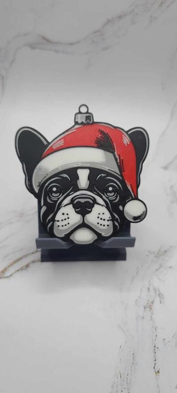 French Bulldog's Festive Chic