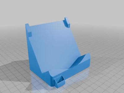 Desk Mouse Stand with front and back dongle holders