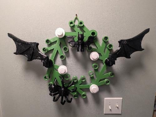 Bat or Dragon wings for Lego wreath