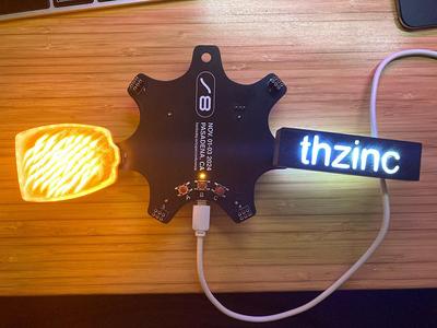 Diffuser cover for the Hackaday Superconference 2024 Petal Matrix SAO