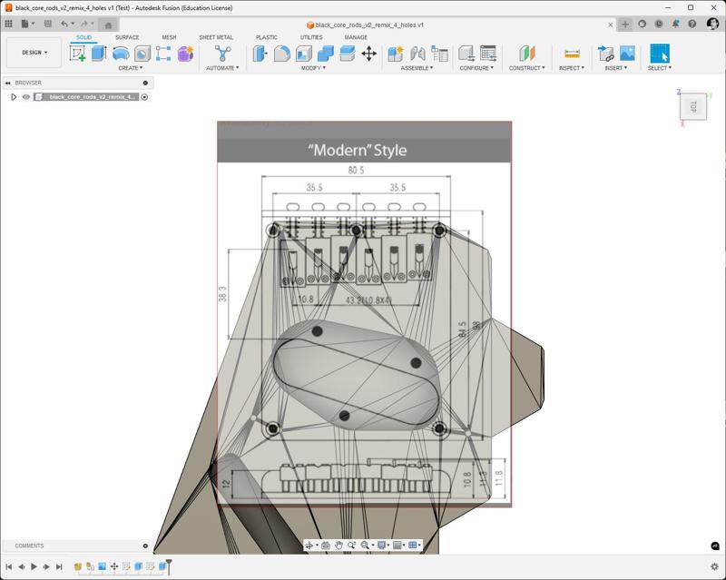 Prusacaster Metal Rods for the Guitarfetish Modern Style Bridge (Remix)