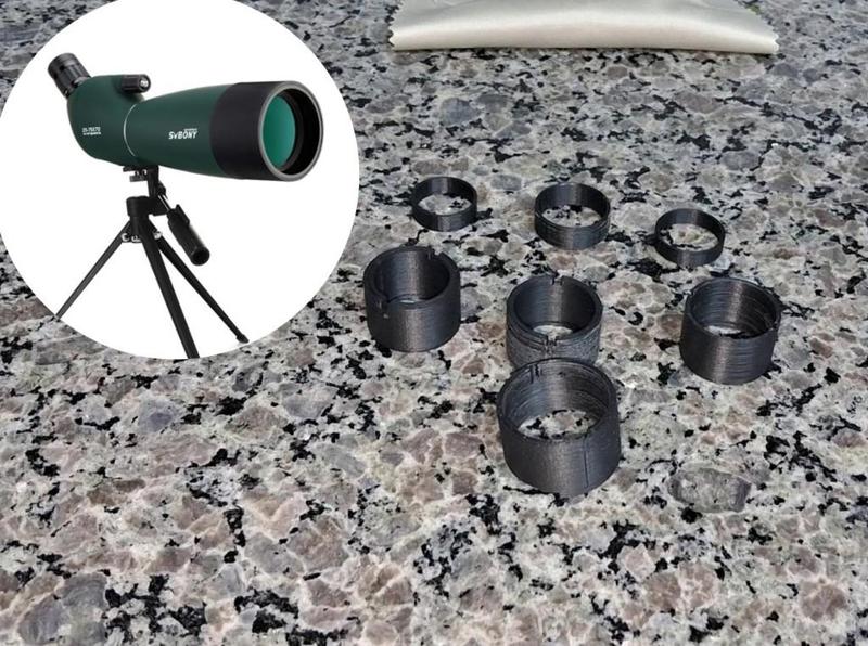 Internal Mount for SVBONY SV28 Spotting Scope - 1.25 Eyepieces MOD