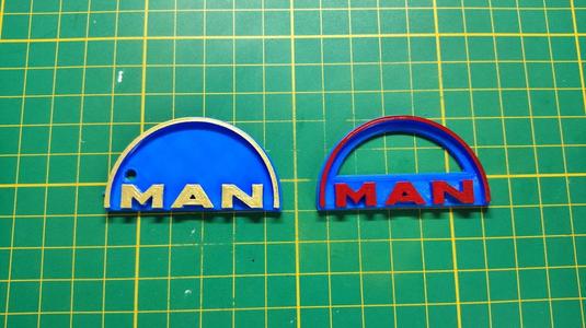 MAN keychain