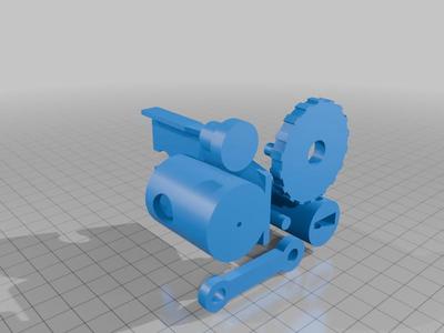 Fully 3d printed air engine