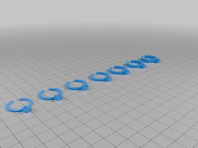 Yokomo rd 2.0 quick change preload spacers labeled