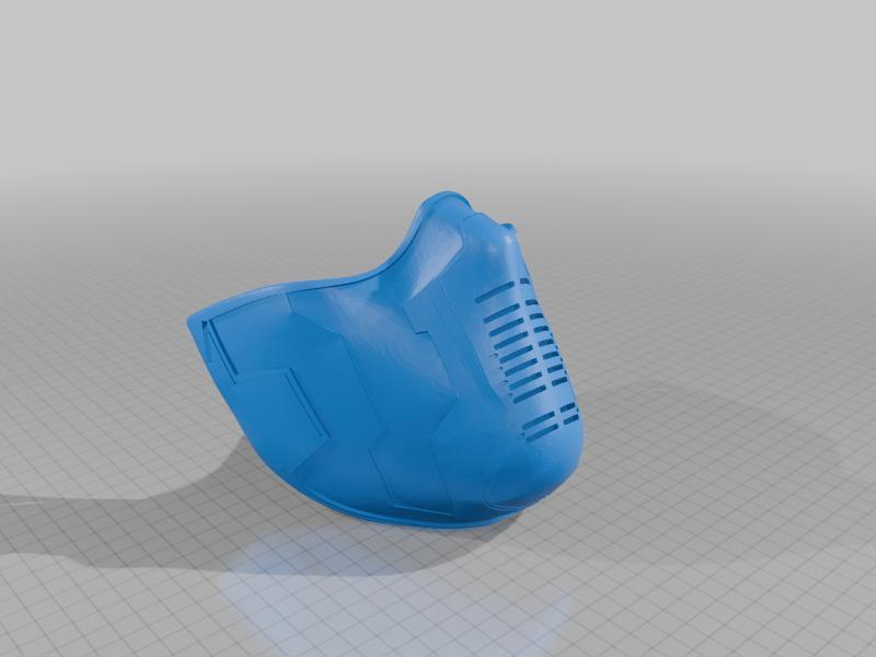 Winter Soldier Inspired Mask with strap holes