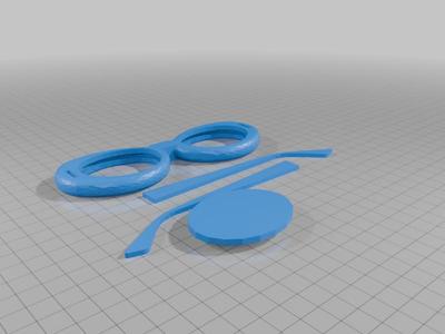 Kurt Cobain Sunglasses (no lenses)