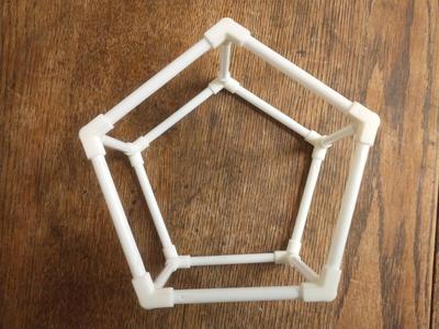 Straw Pentagonal Prism Connector