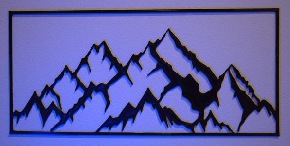Mountain wall art