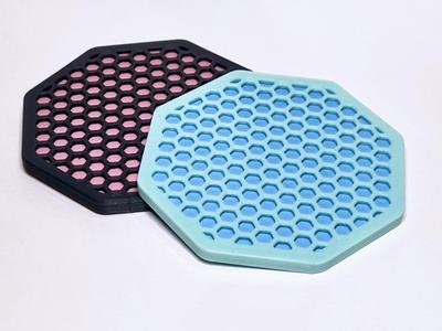 Octagonal Dual Color Coaster (no filament change)