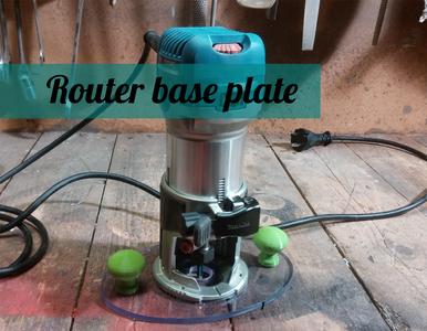 Router base plate