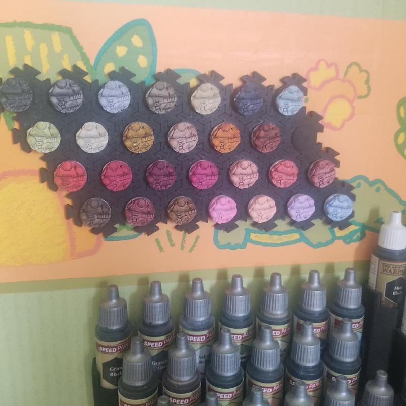 Modular Paint Swatch Wall Mount