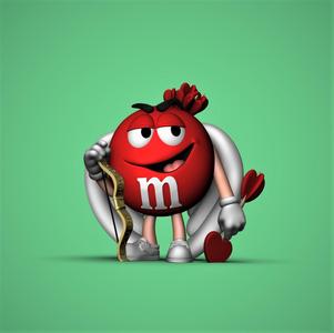 Red Cupid M&M