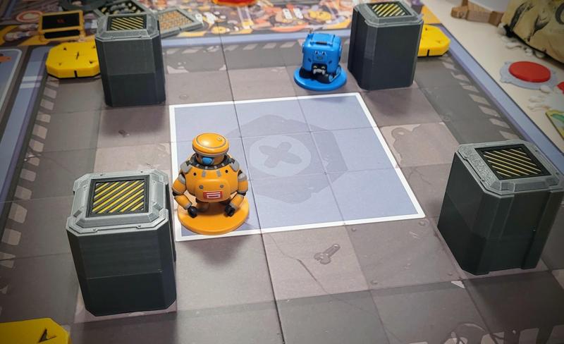 Robot Quest Arena 3D Wall