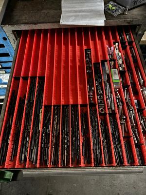 Bohrermulden, Bohrer sortieren, Organisieren Bohrer, Drill Organisier, Drillholder, Bohrer Halterung