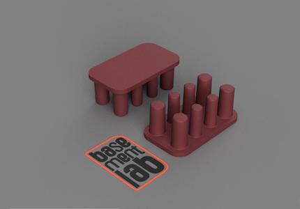 Slide-in Joint mod.2 for Modular Honeycomb Battery Pack Holder x4 AA