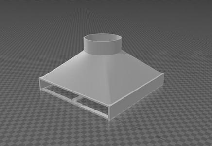 4X120MM PC fan funnel