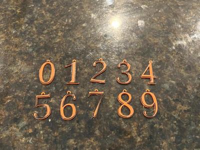 Team/Player Number Earrings