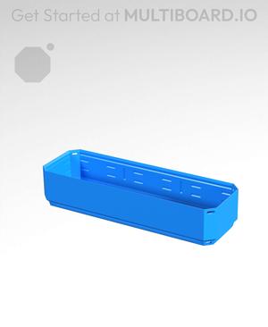 3x1x0.5 - Simple Walls - Standard Click-In Multibin Shell Extension
