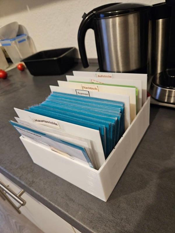 Sheet Organizer Box / Rezepthalter Box