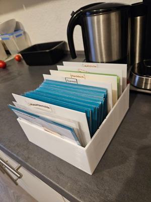 Sheet Organizer Box / Rezepthalter Box