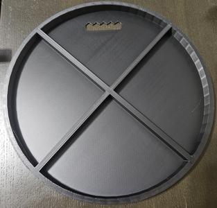 Round mount picture frame for Hueforge 