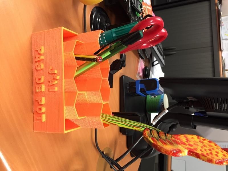 pencil holder - pot a crayons :  j'ai pas de pot 
