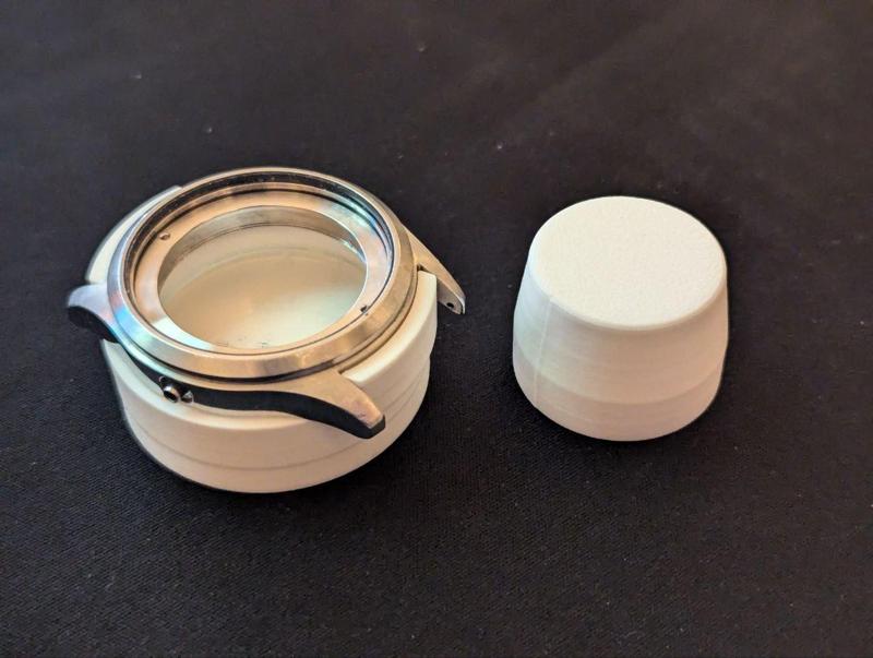 Seiko 5 sport watch press dies for GVC's press.