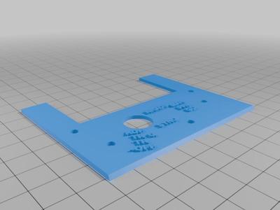 Push Button Remix Front Plate with Text