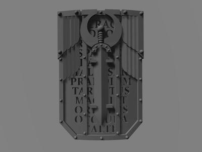 Shield Off Hand Weapon Set for Wargames