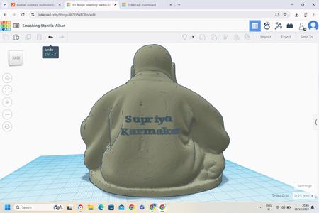 buddah 3d model