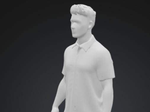 Man figure standing