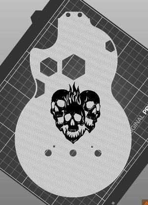 Hex Ukulele body skull remix