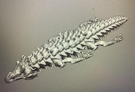 Articulated dragon ( free standing )