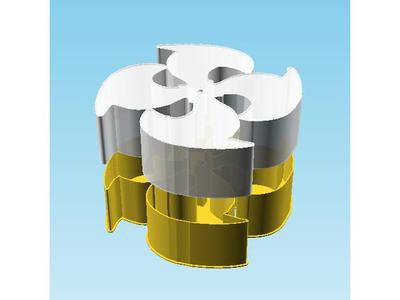 Shuriken 0055, nestable box (v2)