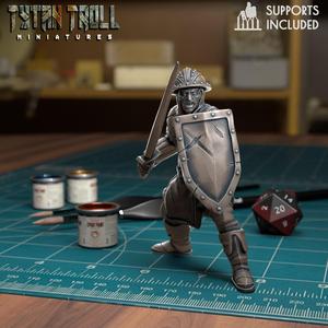 City Guard Sword Shield [Pre-Supported]