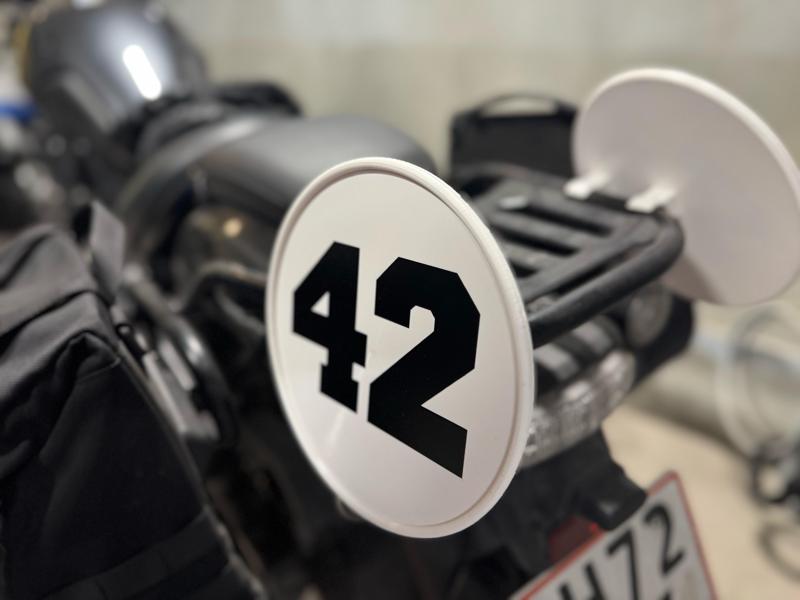 Honda rebel 1100 Race Number Sign
