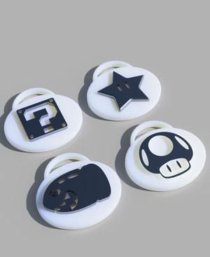 Mario Themed Key Ring Collection