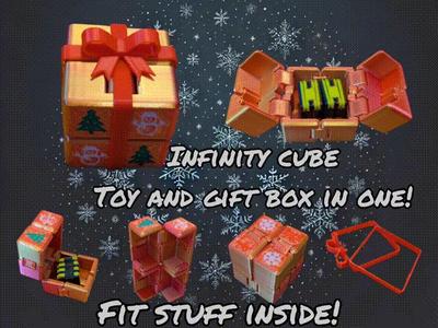 Christmas Infinity Cube Gift Box In one