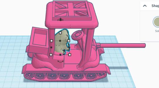 Fred the frog in a tank