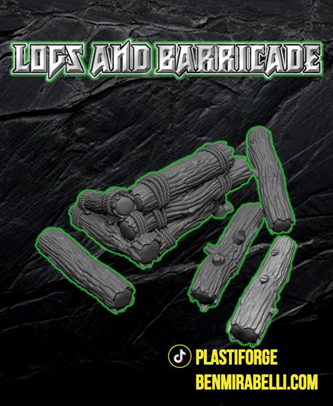 Woodlands log terrain pack