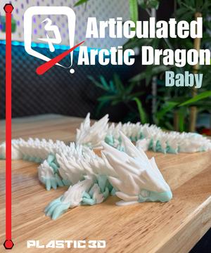 Baby Articulated Arctic Dragon