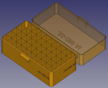 .22-250 AI, Spring Latch, PIP Hinge Modular Ammo Box