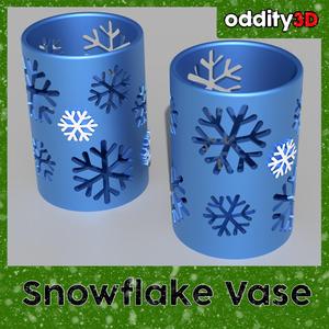 Snowflake Vase